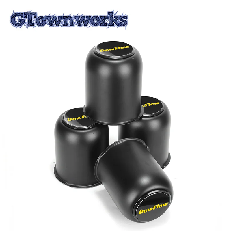 

GTownworks 4pcs/2pcs 81mm Stainless Steel Push Through Wheel Center Caps Push Thru Steel For Trailers Trucks SUVs RV Wheel Rims