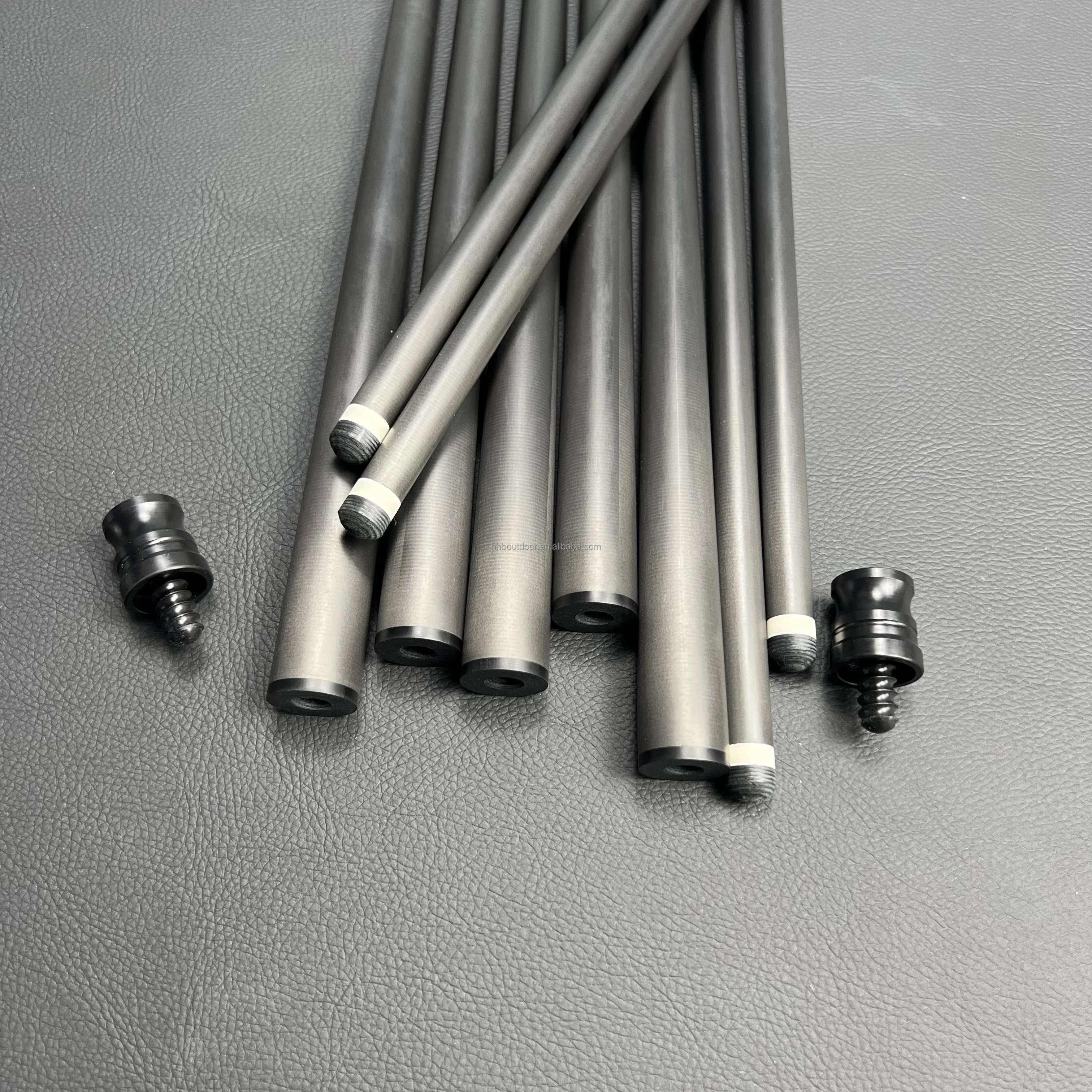 Ultra Low Delfection 11.8 12.4 12.5 Carbon Fiber Shaft Cue Uniloc Radial 3/8 10 Carbon Pool Cue Shaft