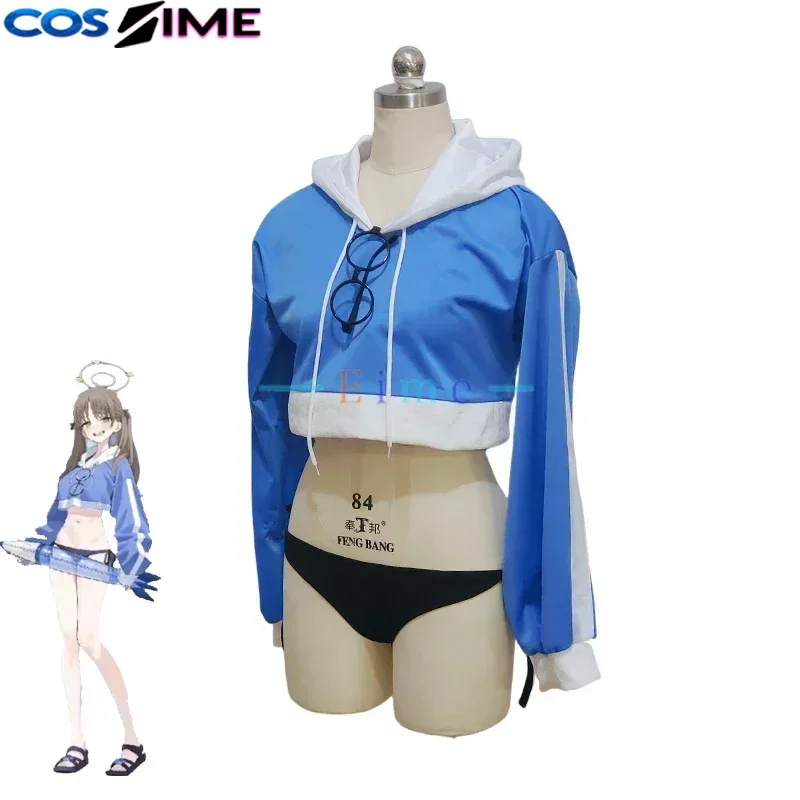 

Костюм для косплея Казекуры из игры Blue Archive: японский спортивный костюм (топ и брюки), униформа для Хэллоуина, на заказ