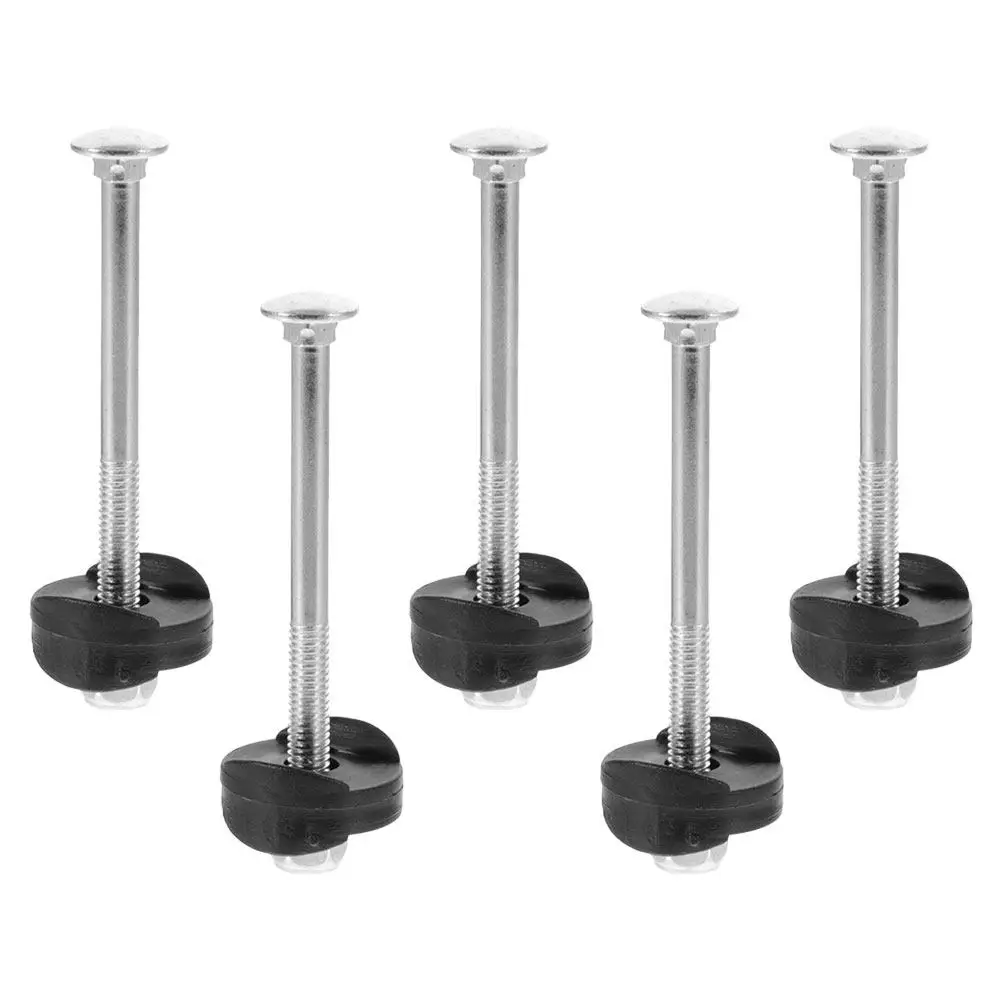 

5Pcs Trampoline Screws Galvanized Steel Anti-Falling Fixing Screws Trampoline Repair Replacement Parts Maintenance Accessories