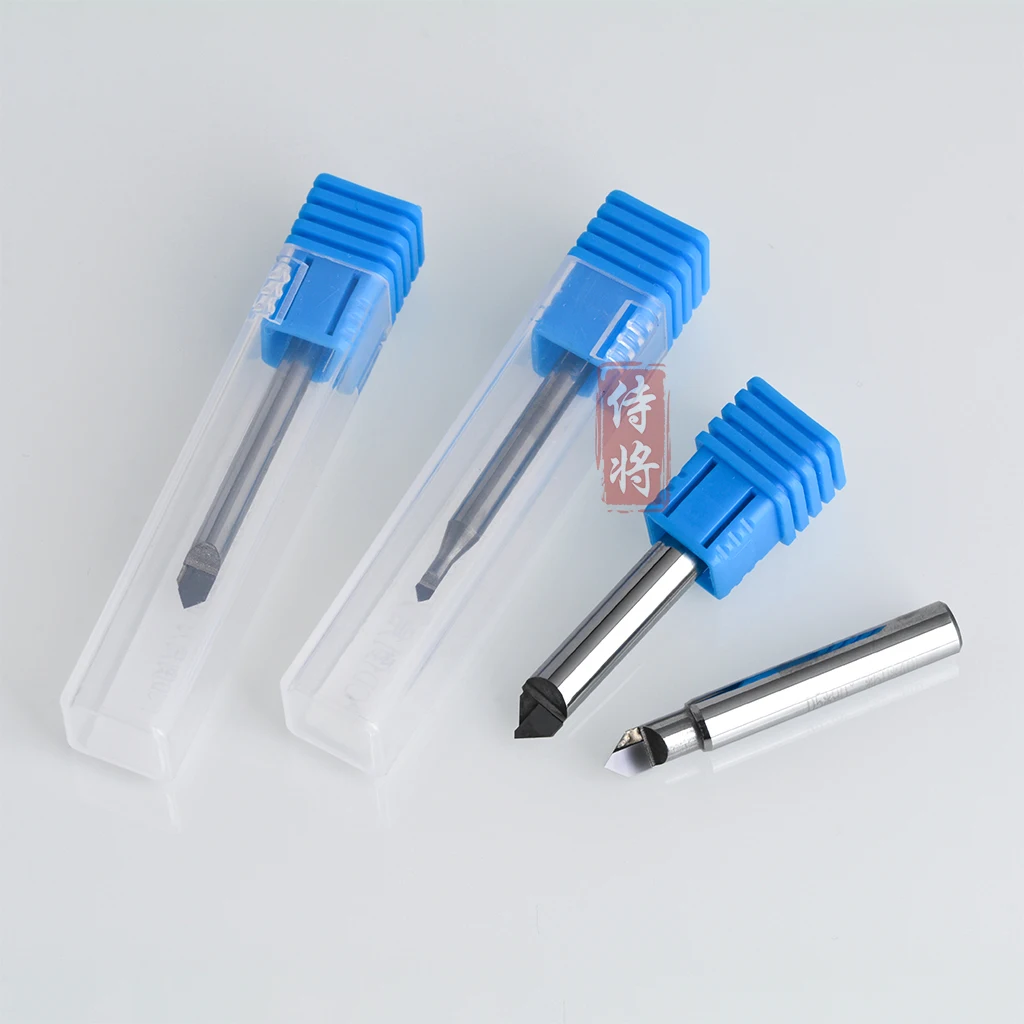Imagem -03 - Pcd Diamante Chanfro Fresa Cnc Carbide Countersink Gravura Bits Router Bit 90 Graus Usinagem Ferramenta Novo Material