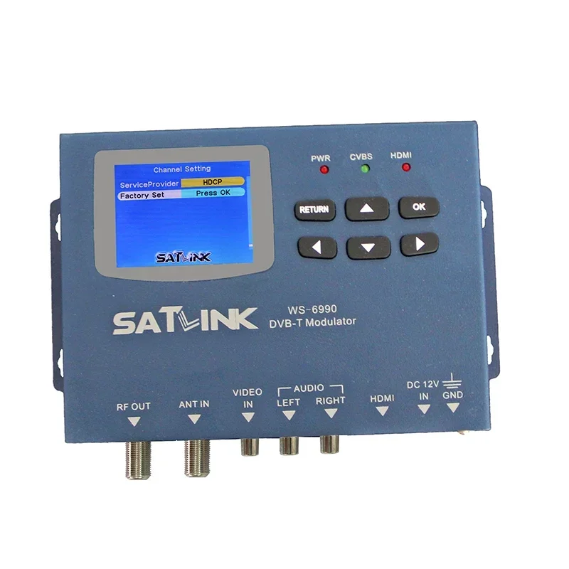 Hot sale Satlink WS-6990 DVB-T modulator 2.4-inch color LCD screen Terrestrial Finder Meter WS6990