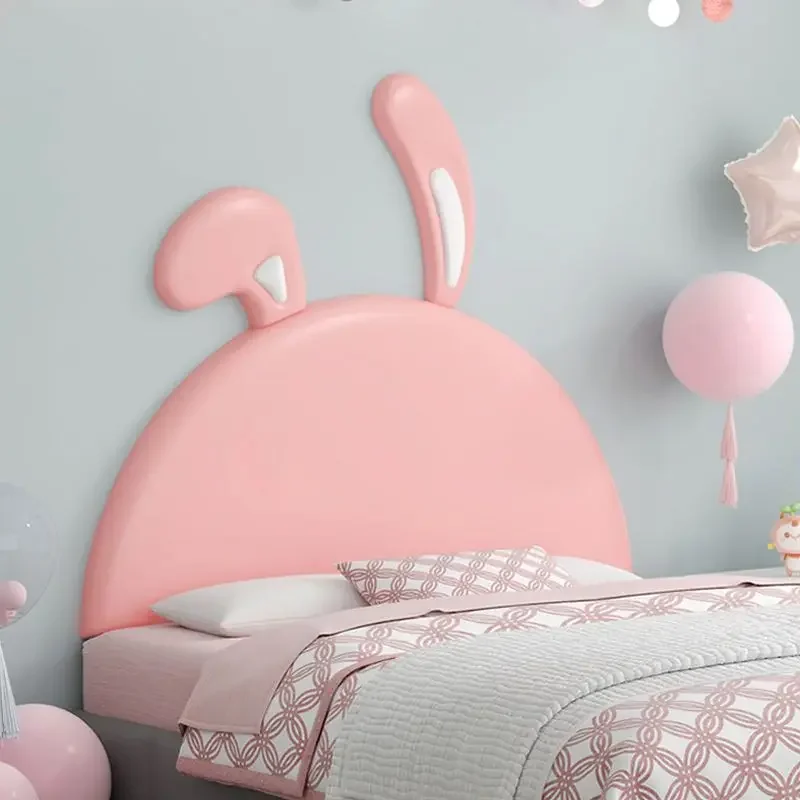 Panneau Mural Rose en Forme de Lapin pour Lit d\'Enfant, Sauna, Meubles de Chambre à Coucher, Tête de Lit