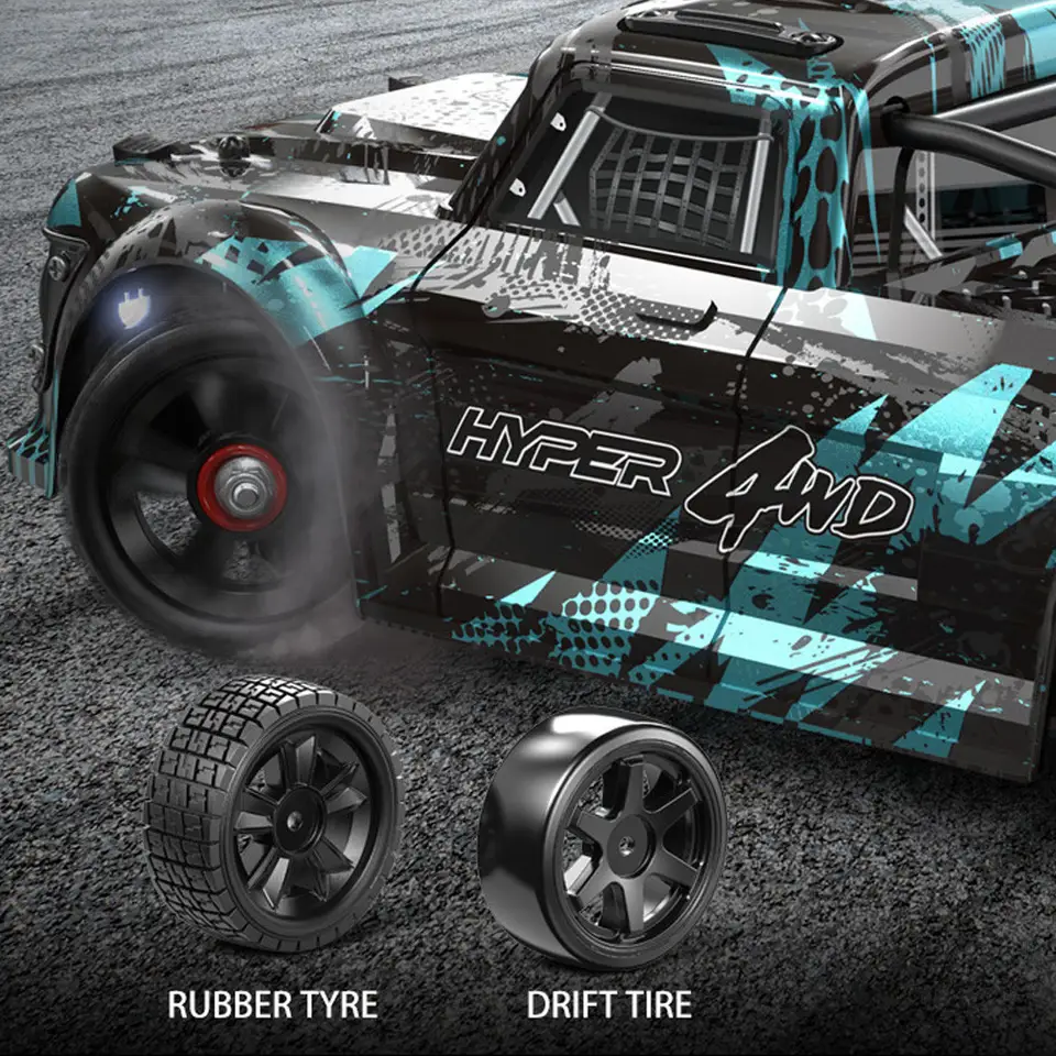 Brushless 1:14 4WD Off-Road RC Truck, 55km/h with Gyroscope