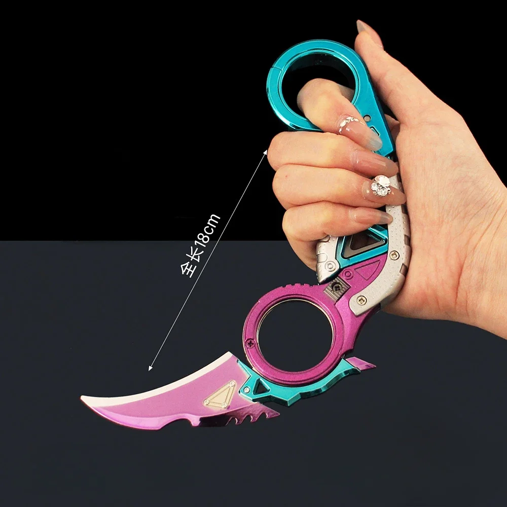 Juego APEX de 18cm, arma periférica, garra de un cuchillo plegable Raptor, modelo samurái, decoración de hilar familiar, regalos de colección