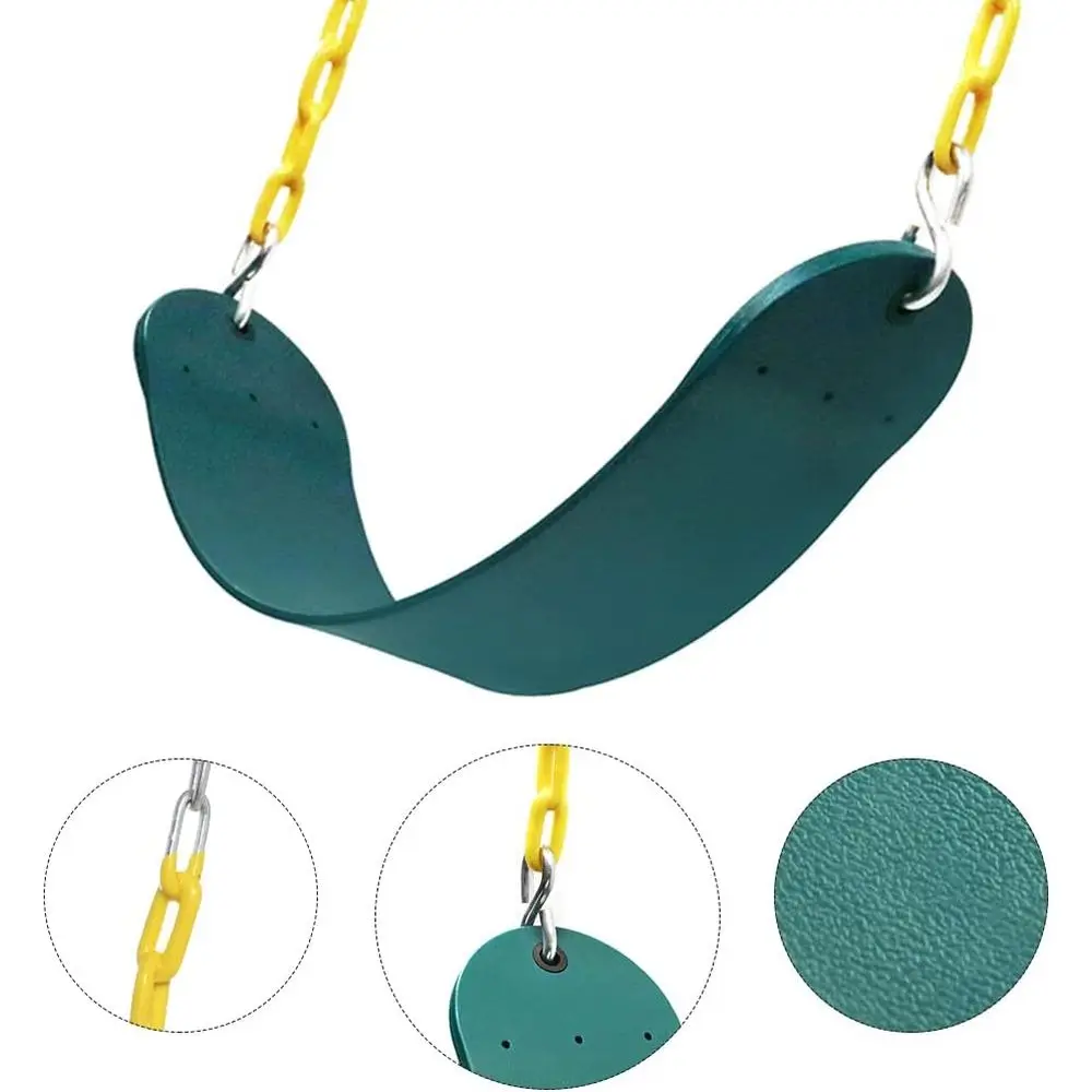 Durable 66 Plastic-Coated Swing Seat for Outdoor Swing Sets - Replacement Accessory