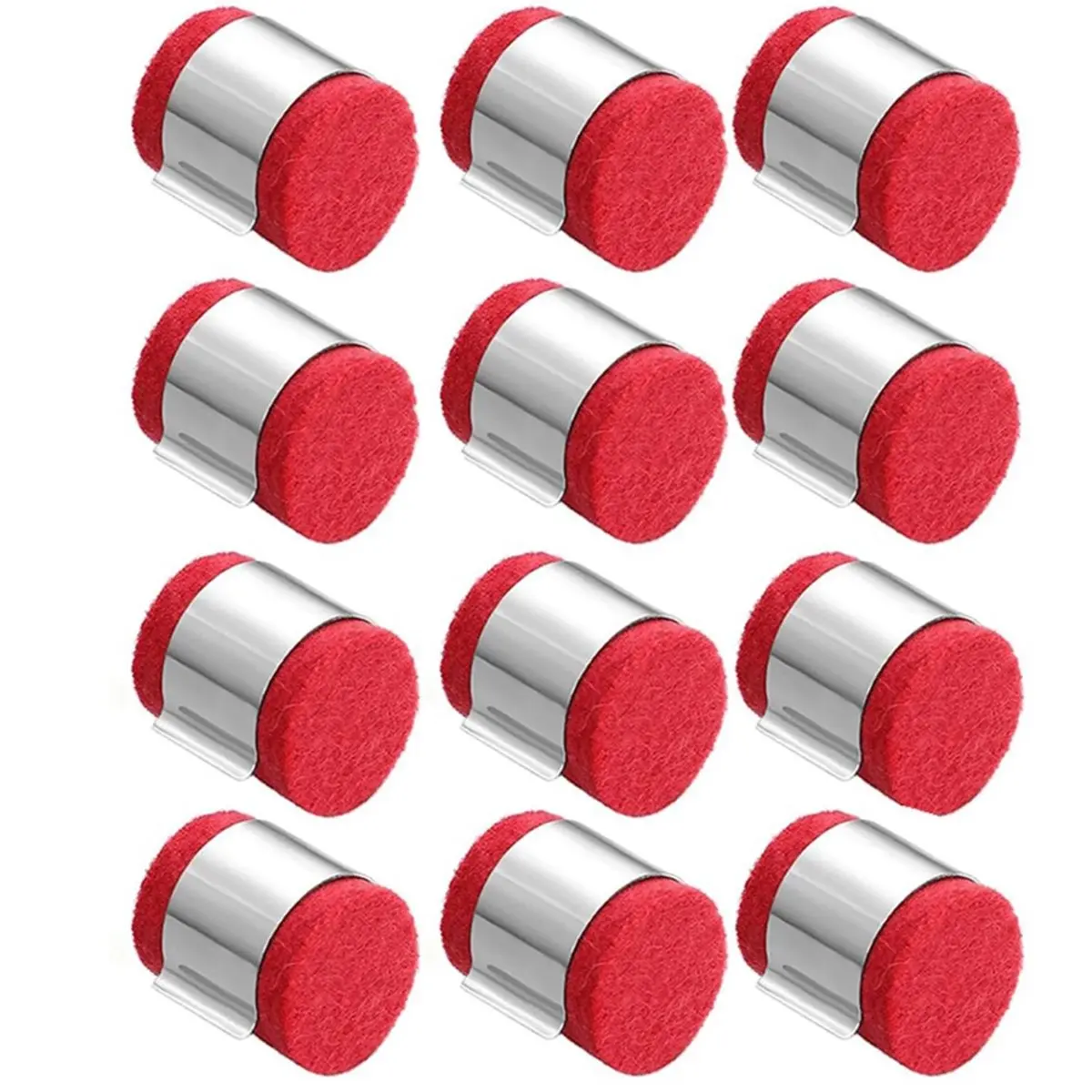 A1389K 12-Pack MIG Welding Wire Cleaner Pads, Red & Gray, for Enhanced Wire Maintenance SUMMER