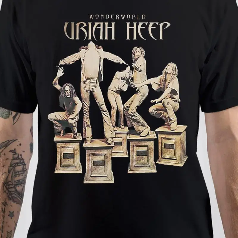 

Uriah Heep NEW black T shirt tee All sizes S to 345XL XA896