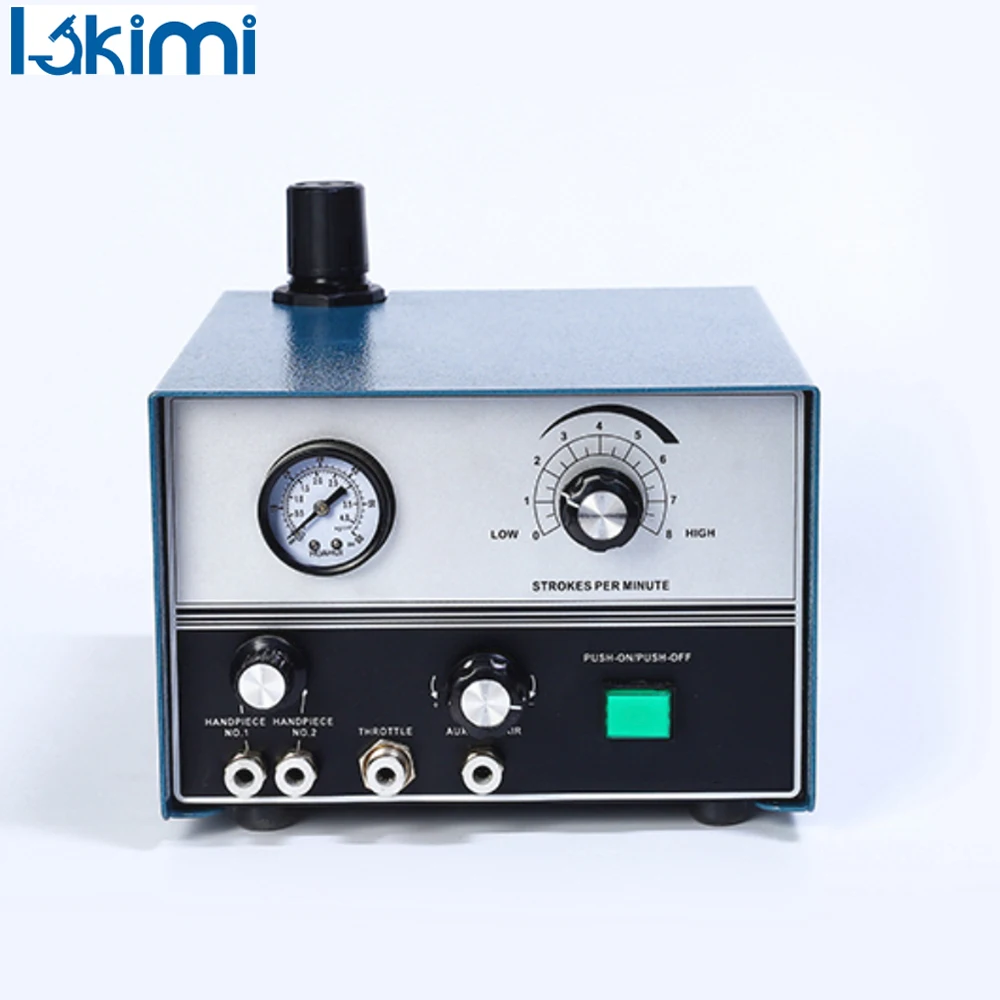 Single-Head Jewelry Pneumatic Engraving Machine Metal Processing Graver Making Tool Set Goldsmith Hand Stone Setting LK-E04