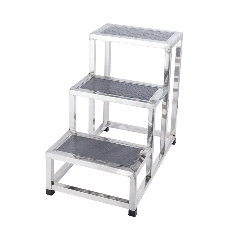 Stainless steel pedal stool indoor factory multi-purpose staircase step