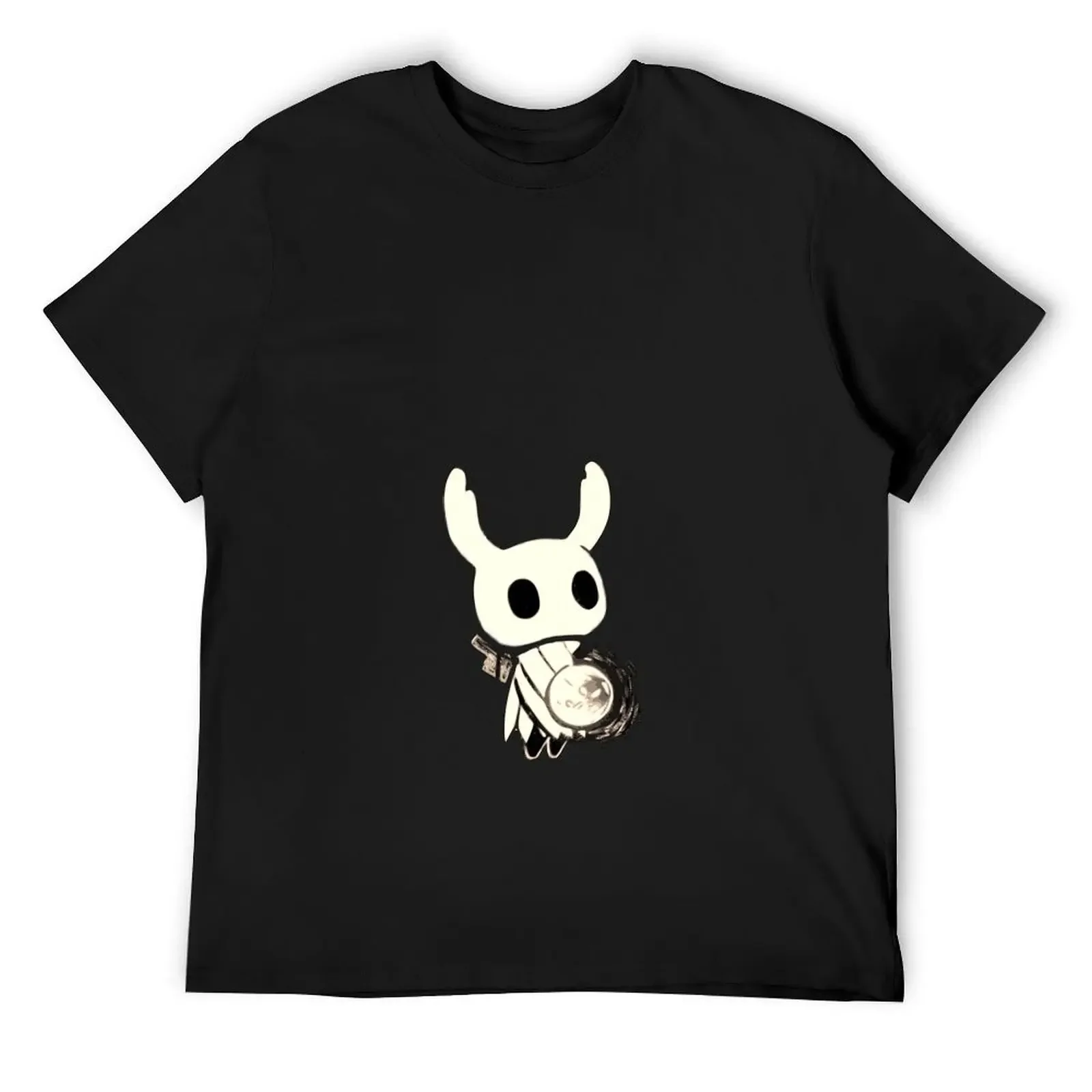 

The Knight From Hollow Knight - Black and White Artwork T-Shirt sweat Clothing for a boy sweat shirts, men