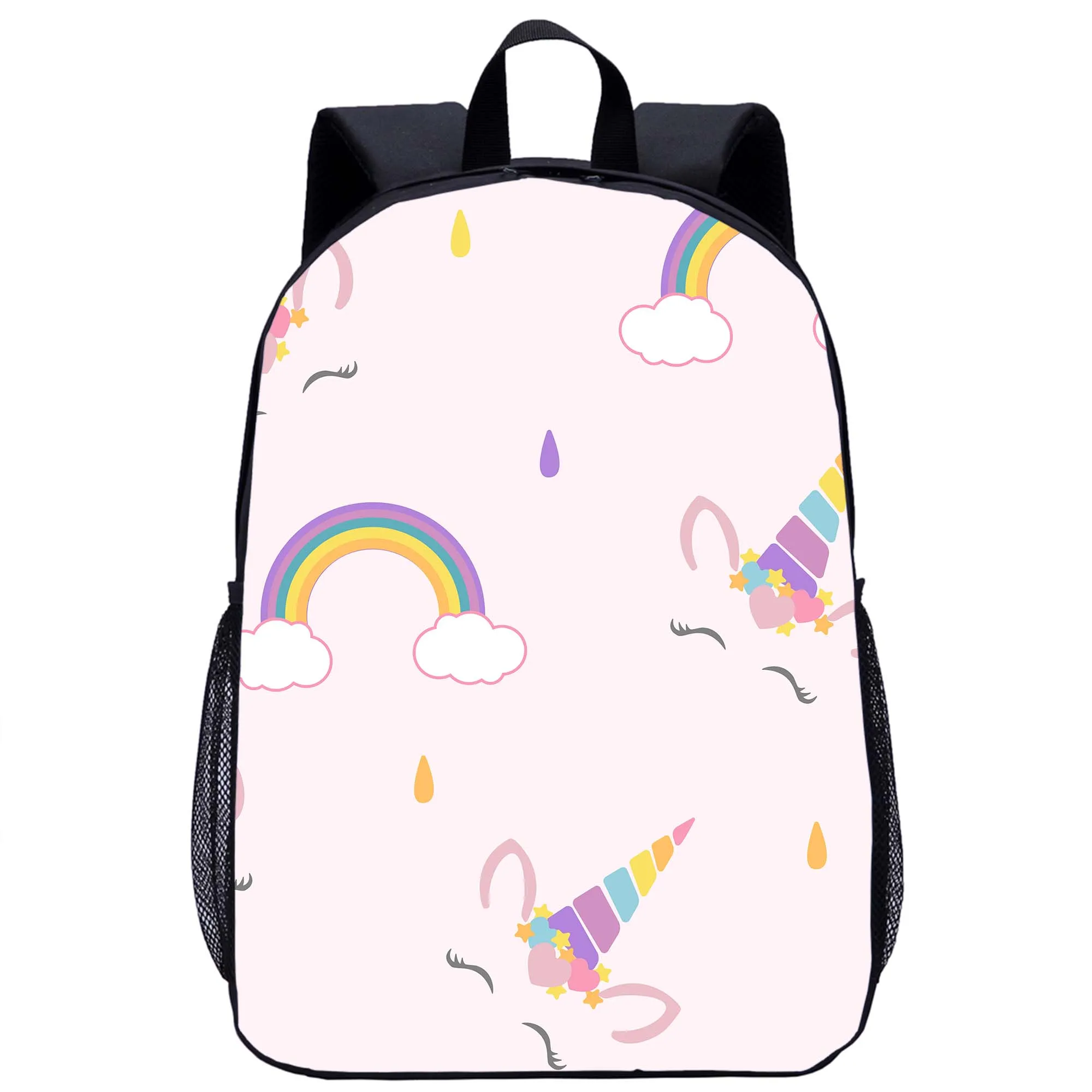 Tas punggung motif Unicorn lucu tas sekolah anak-anak tas Laptop anak perempuan anak laki-laki tas punggung penyimpanan bepergian ransel kasual harian Remaja