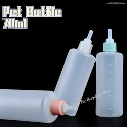 Puppy Kitten Feeding Bottle Nipple Feeder 100ml Can Squeeze Liquid Milk Nursing Bottle for Newborn Dogs Puppies Rabbits Hamster