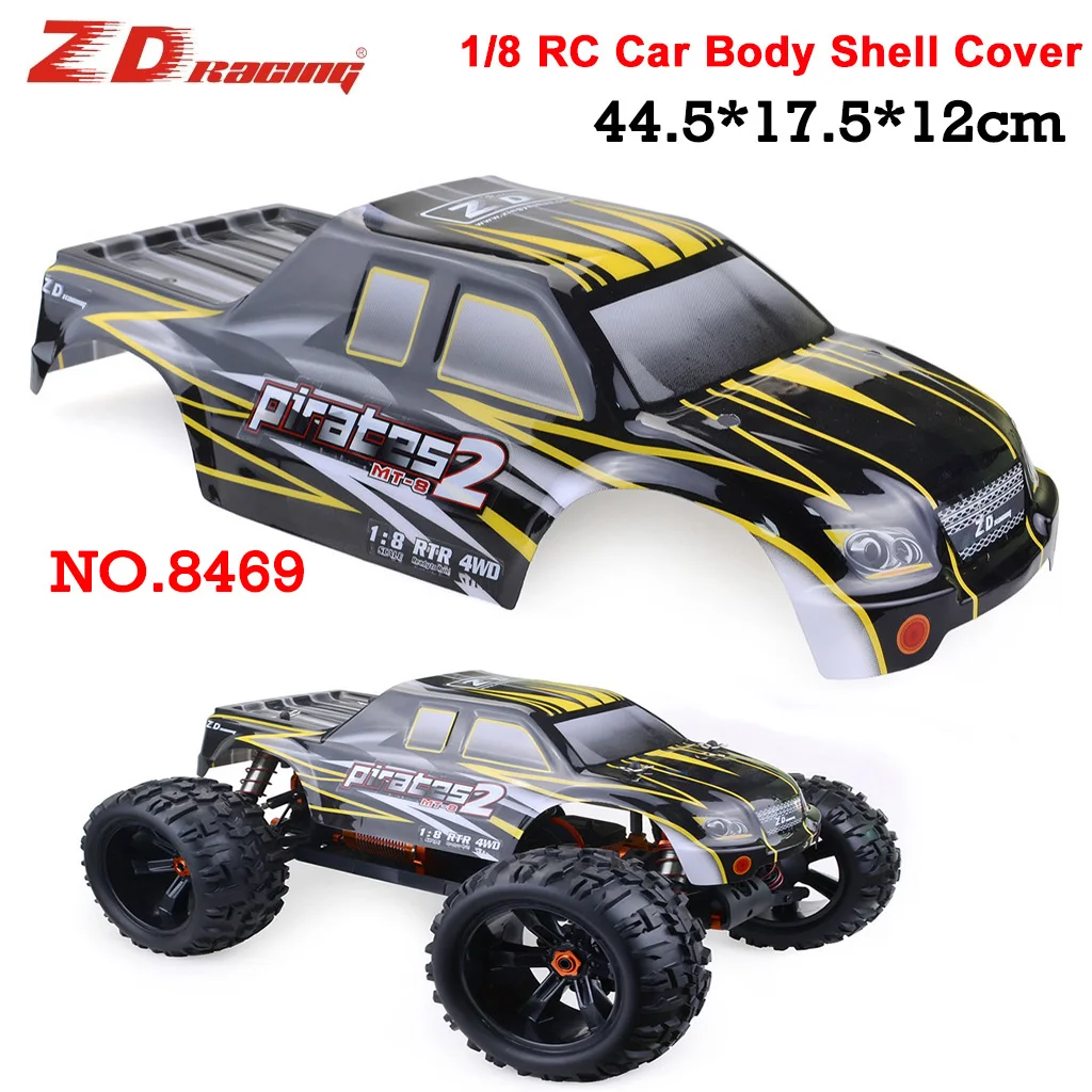 

ZD Racing 1/8 RC Truck Car Body Shell Cover PVC Car Shell Part For 1:8 ZD Racing 9116 08427 RC Car Parts 8469