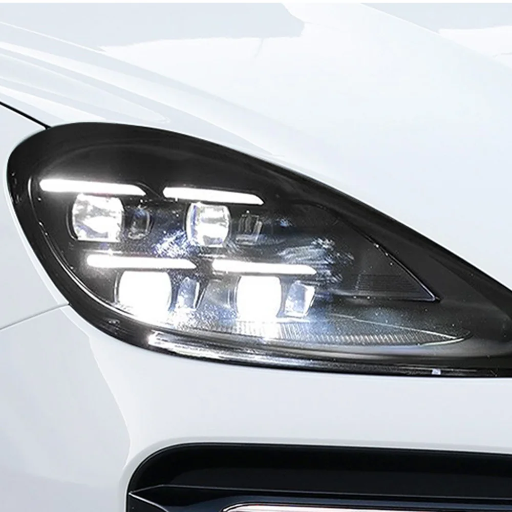 

Auto Headlight Assembly For Porsche Cayenne 2018-2023 Upgrade Car LED 4 Projector Lens Matrix Styling Style Design Accessories