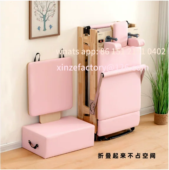 

Customizable Pilates core bed foldable oak home yoga studio gym five-piece set of the same shaping equipment