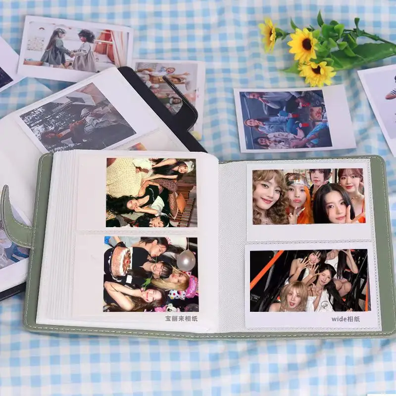 Álbum de Fotos para Cámara Instax Wide 400/300/210 de Fujifilm, Álbum de Almacenamiento de Fotos de 5 Pulgadas, Álbum de Fotos Instax Wide