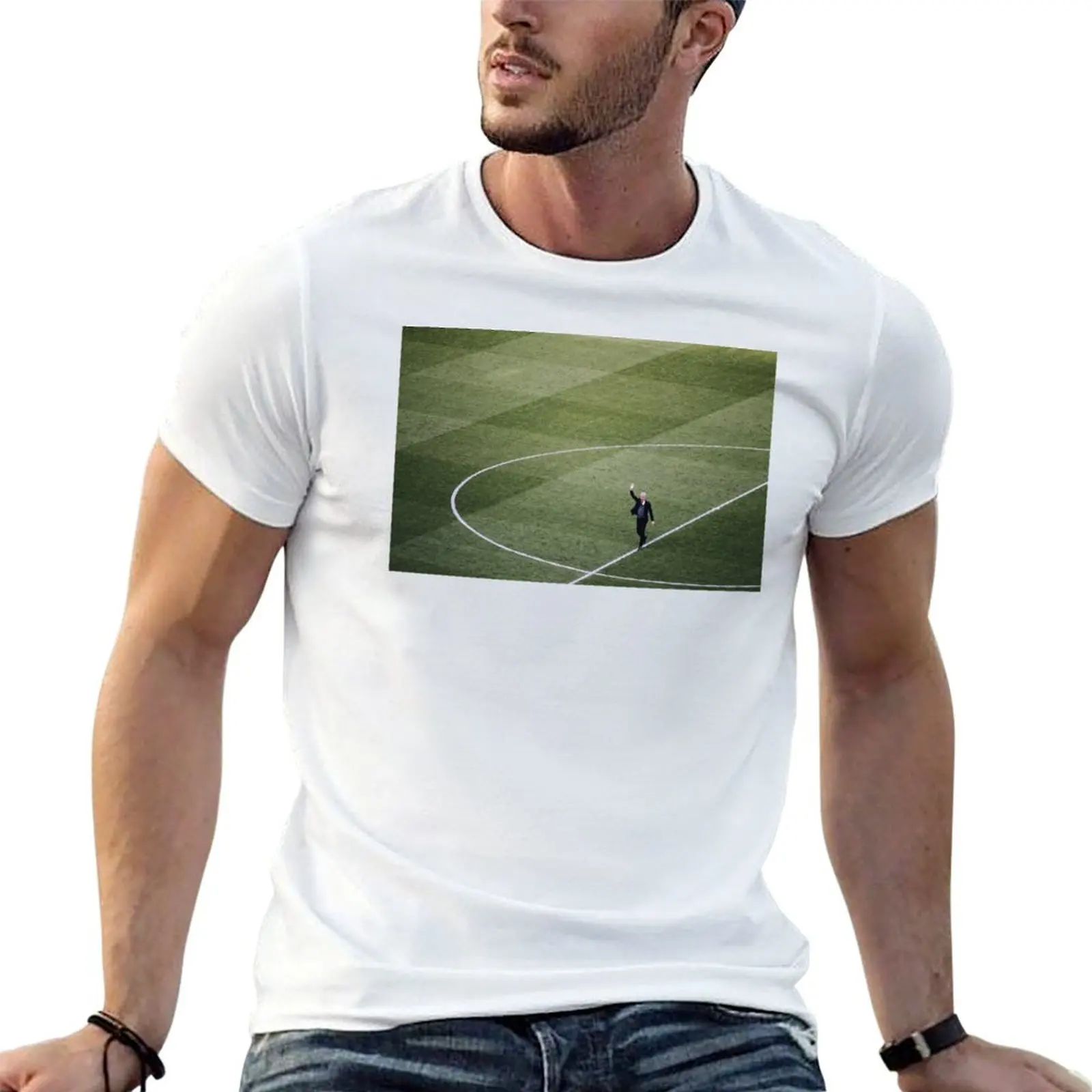 Camiseta Arsene Wenger para homem, pacote de camisetas brancas para homem, camiseta 100% algodão, camiseta masculina de algodão
