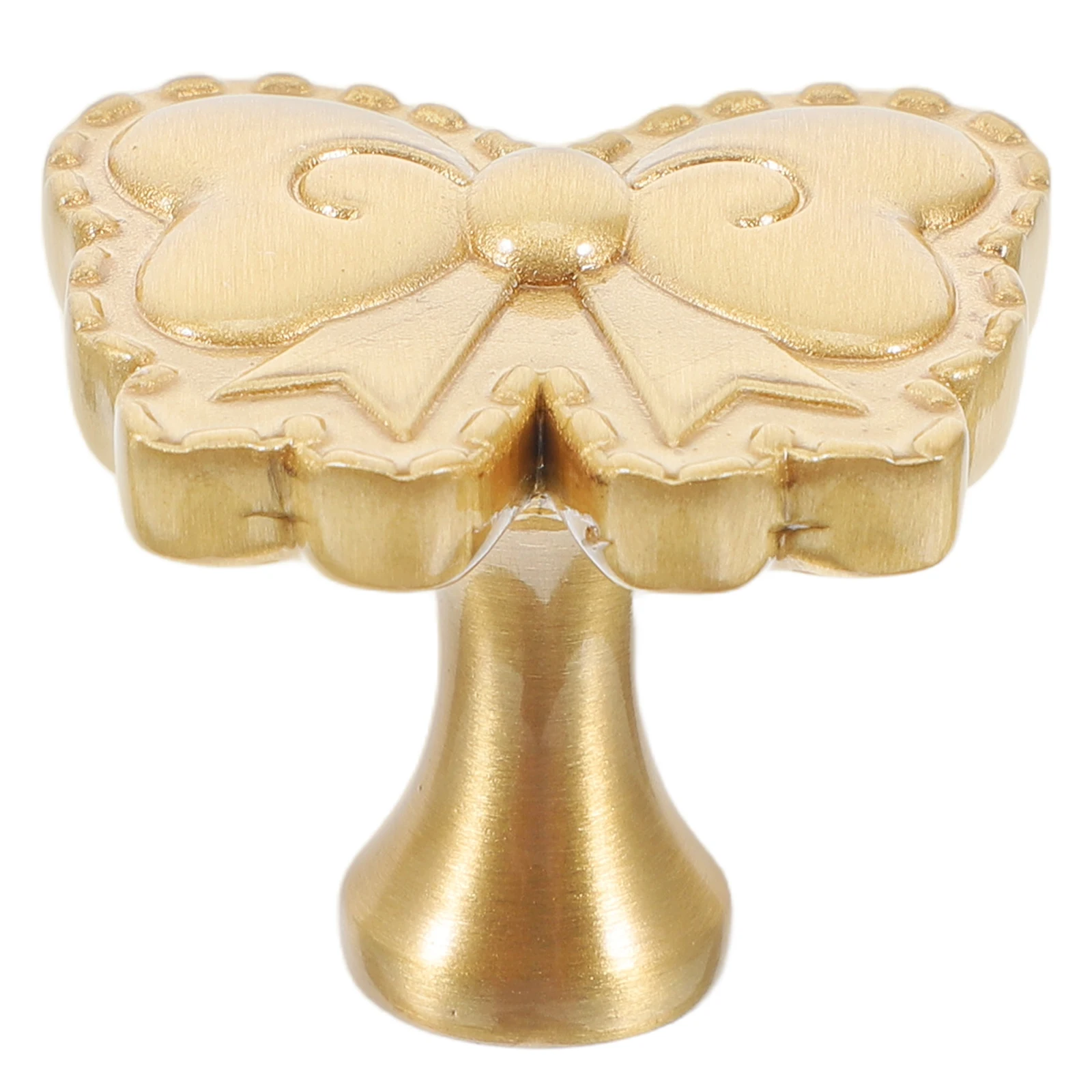 

Brass Butterfly Bow Shaped Wardrobe Handles Vintage Door Knobs Decorative Furniture Pulls Cute Cabinet Drawer Hardware