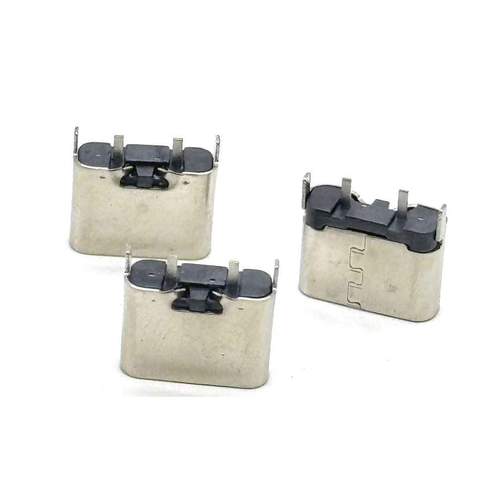 2Pin Type-c USB Connector Female Port Jack Solder Plug SMD SMT Android Phone Data Charging Socket Micro USB DIY Repair Adapter