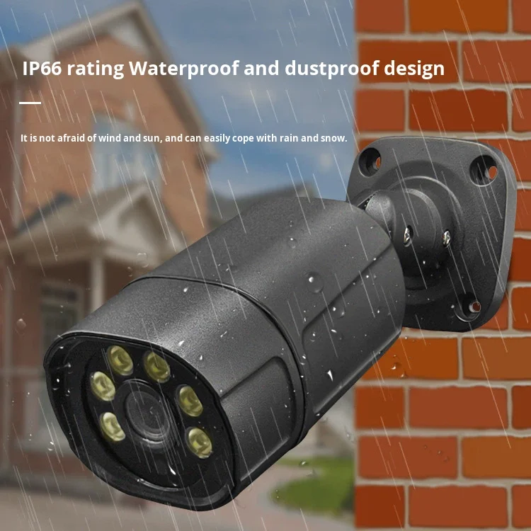 8CH 8MP H.265 POE IP Security Camera System With POE Host Storage Waterproof/Weatherproof