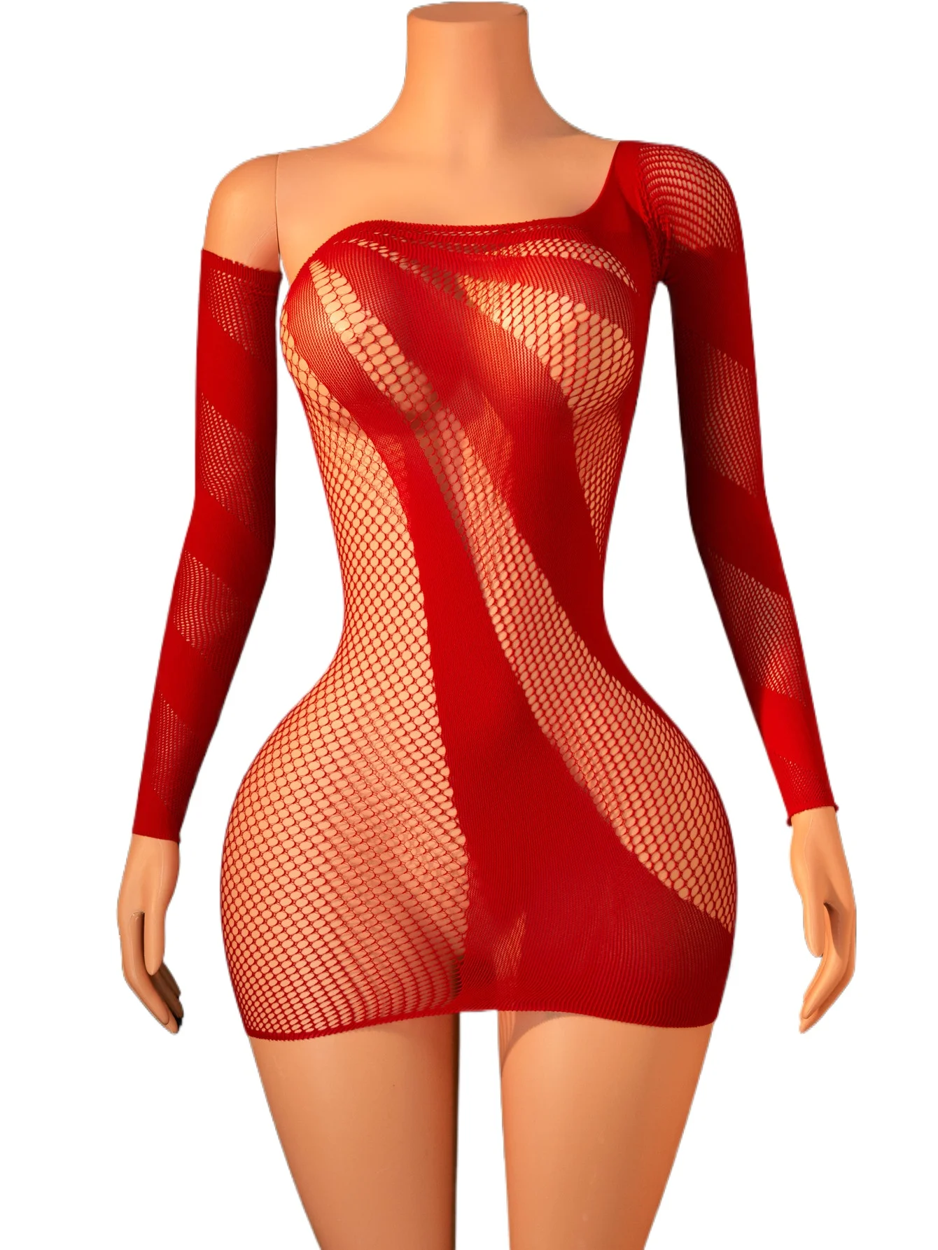 

Womens Sexy Lingerie Fishnet Lingerie for Women Sexy Club Outfit Fishnet Bodycon Mini Dress