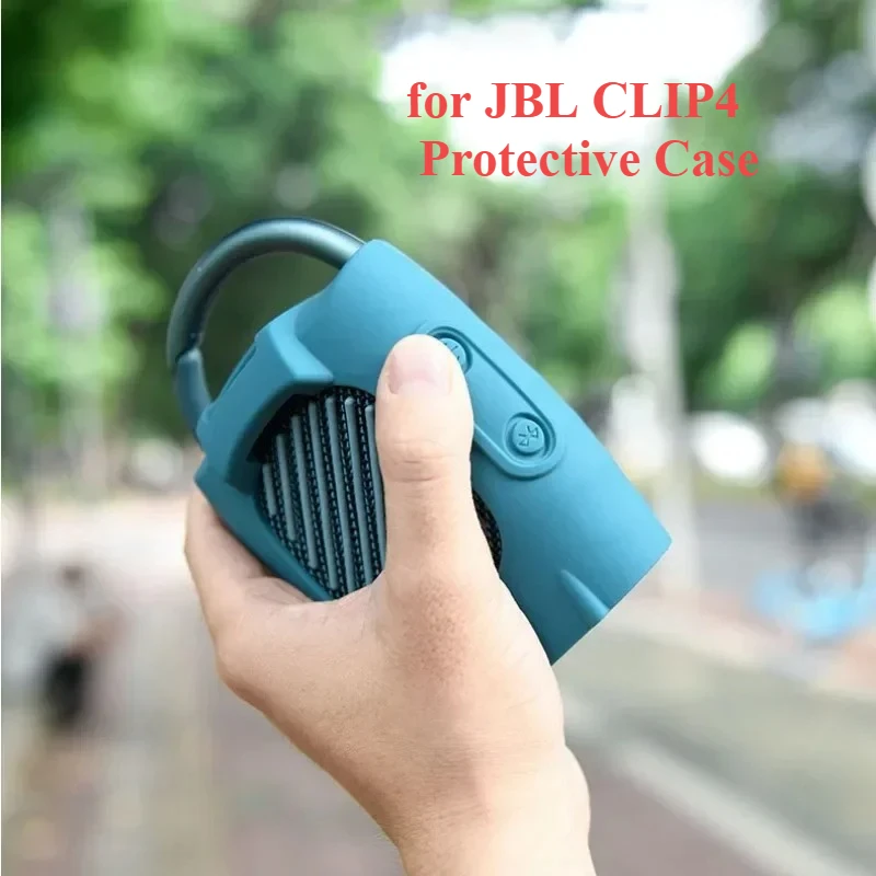 CJ для JBL CLIP4 Водонепроницаемый защитный чехол Силиконовая дорожная сумка Противоударная пылезащитная с ремешком Портативный чехол