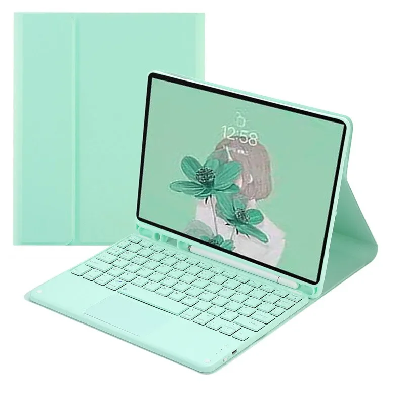 

Чехол-клавиатура для iPad 11 A16, 11 дюймов, 2025, 10-е поколение, 10,9 дюймов, 2022, съемная подставка для трекпада, чехол для клавиатуры