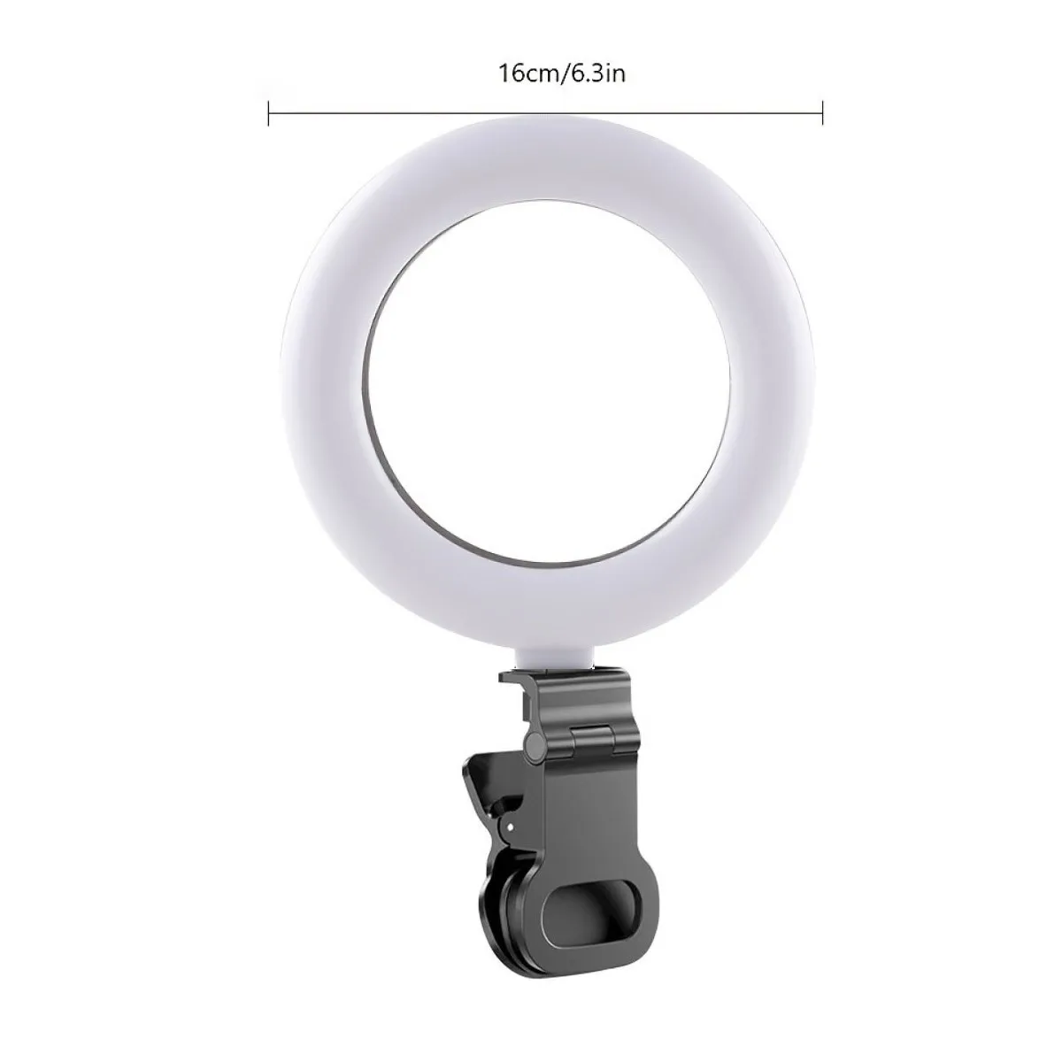 Mobile phone supplementary light computer supplementary light LED soft light ring light 3-color temperature screen eye protectio