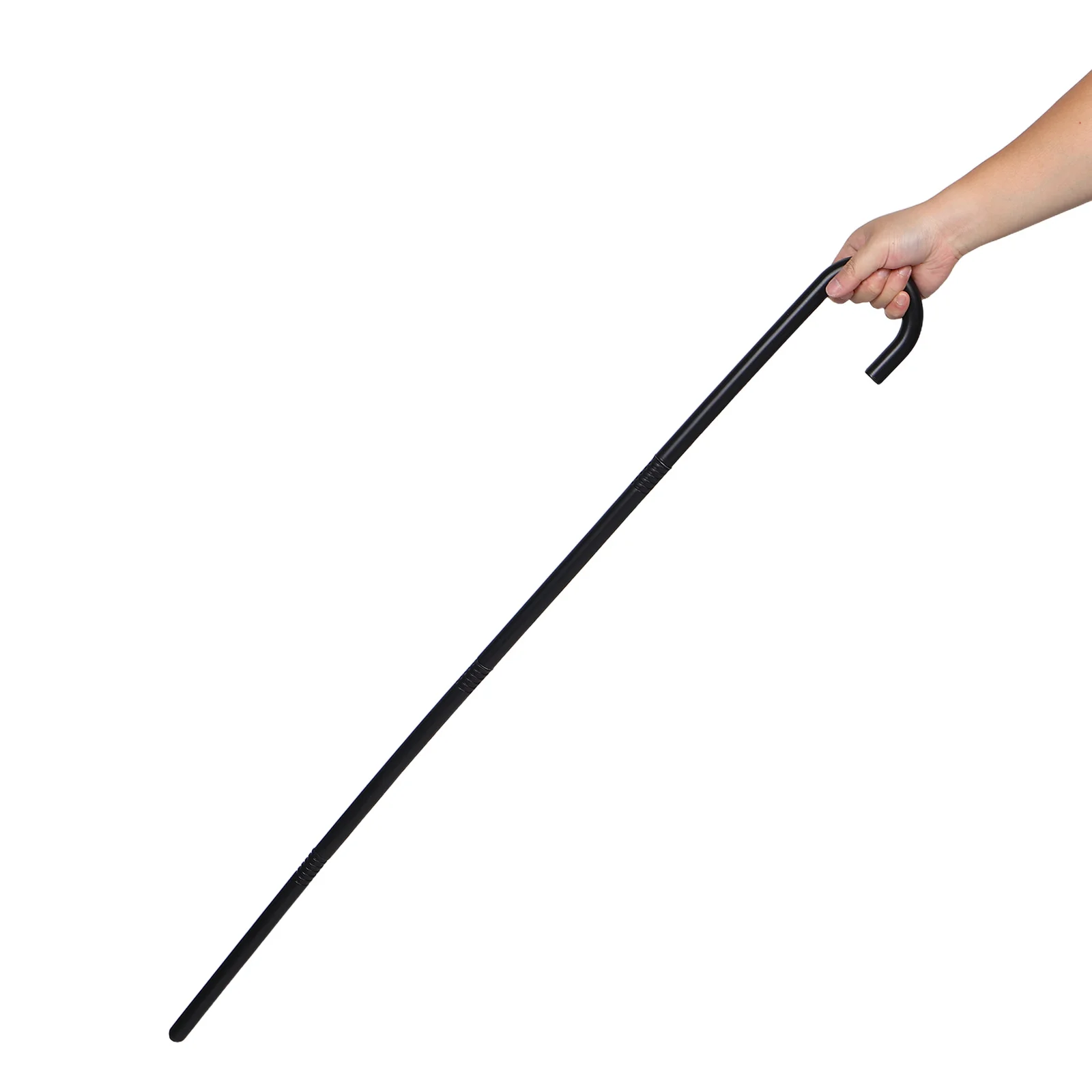 

2pcs Cane Stick Lightweight Plastic Dance Cane For Jazz Carnival Party Stage Costume Props Crutch Pretend Play Accessory