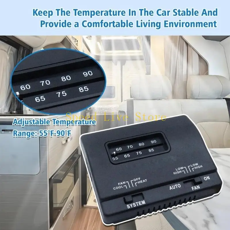547C 7330F3852 RVs Air Conditioner Thermostat Climate Controller For Road Trips