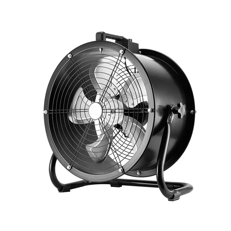 Ventilateur axial à vitesse variable en continu, puissant, à faible bruit, pour atelier, entrepôt, usage commercial, grand volume d'air