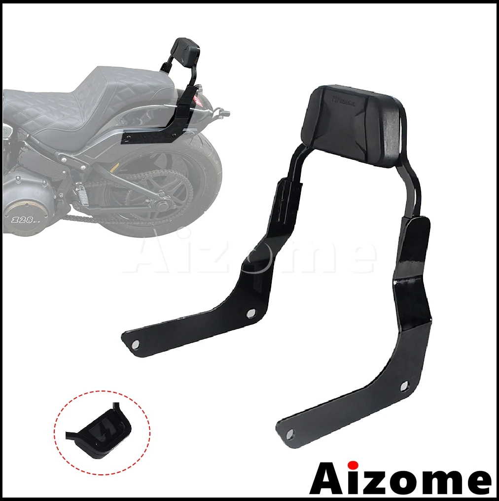 

Черная съемная спинка для мотоцикла, пассажирские спинки для Harley M8 Softail Fat Bob FXFB 2018-2019 114 FXFBS 18-25