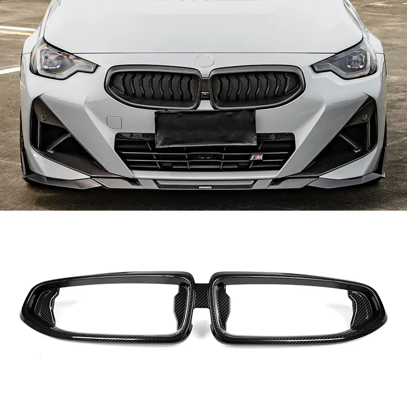 

Dry Carbon Front Grill Grille for BMW 2 Series active Coupe G42 M230i M235i M240i 2021+ accessories MP Style