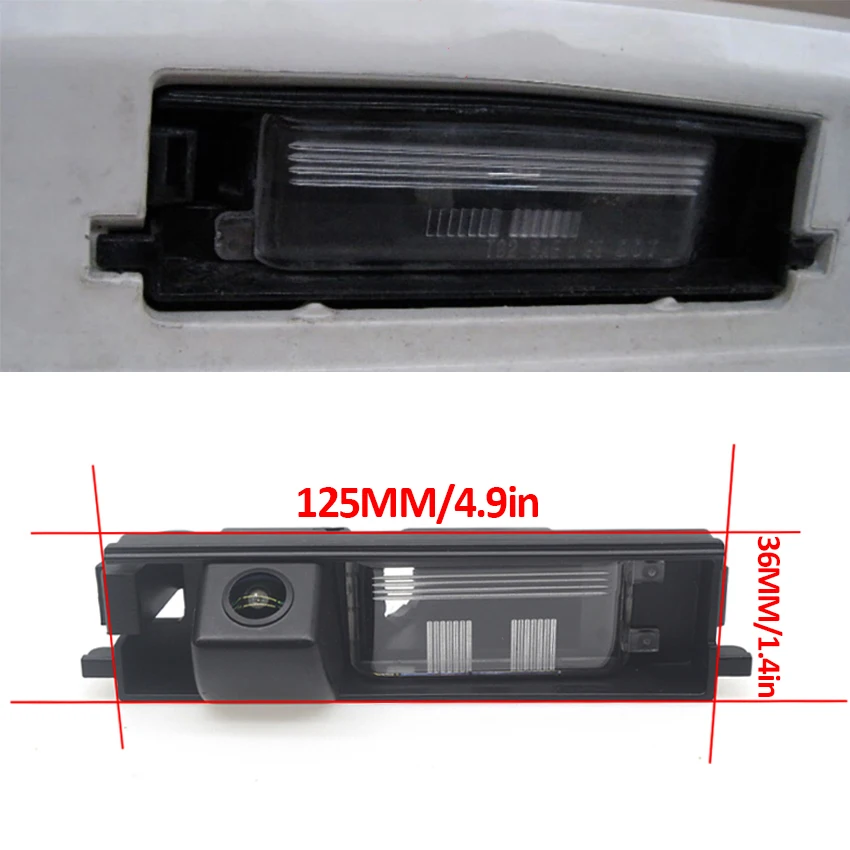 Rear View Camera CCD HD Waterproof Reverse Parking Camera For Toyota Yaris XP90 Hatchback MK2 2005 2006 2007 2008 2009 2010 2011