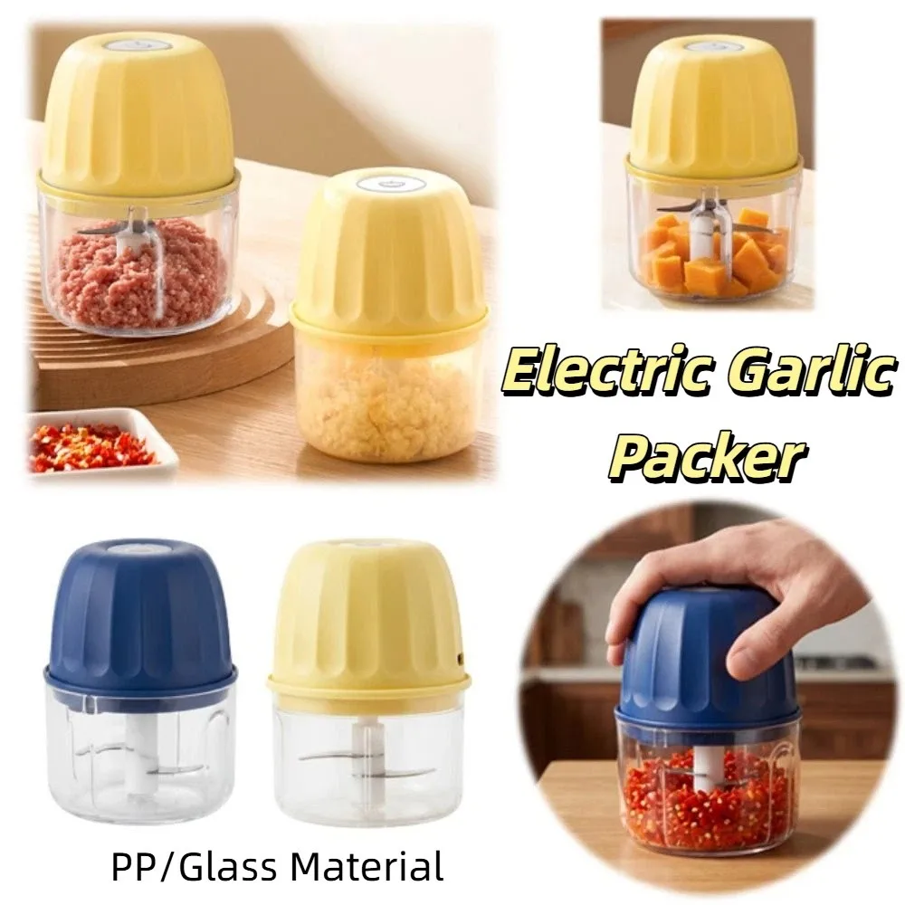 Crusher Small-Sized Electric Garlic Crusher Household Wireless Garlic Grinder Electric Glass Glass Food Processor Mincing Meat view 4