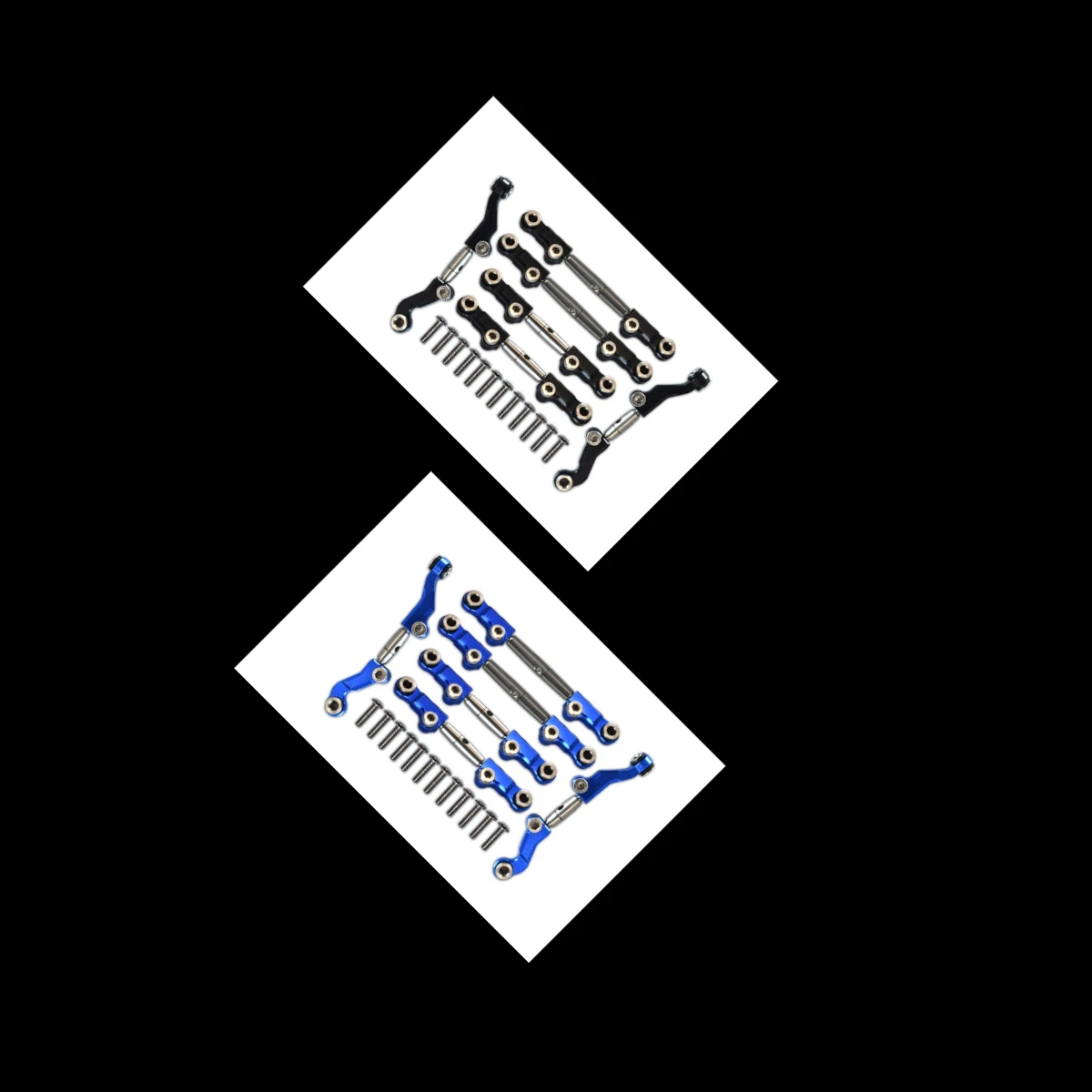 

GPM ALUMINUM+STAINLESS STEEL ADJUSTABLE TIE RODS FOR 1/18 MINI-T 2.0 STADIUM TRUCK-LOS01015