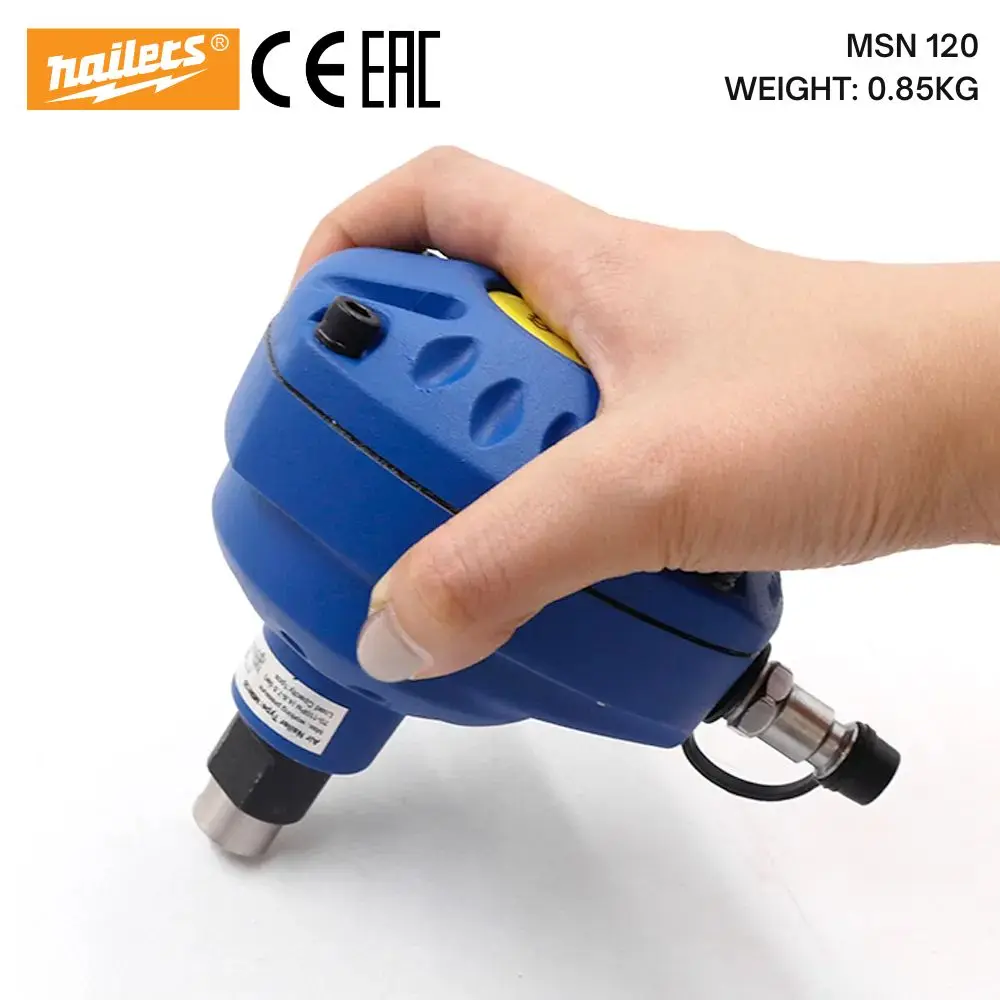 120 Palm Nailer Pneumatic with Magnetic Tip Joist Hanger Nail Gun Metal Connector Nailer Mini Air Palm Nailer Nail Hammer