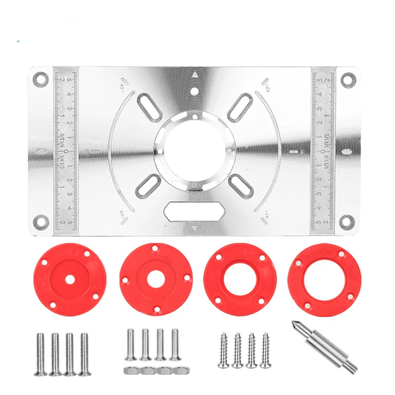 

Aluminium Carpinte Router Table Insert Plate Multifunctional Woodworking Benches Carpenter Trimming Machine Engraving Board