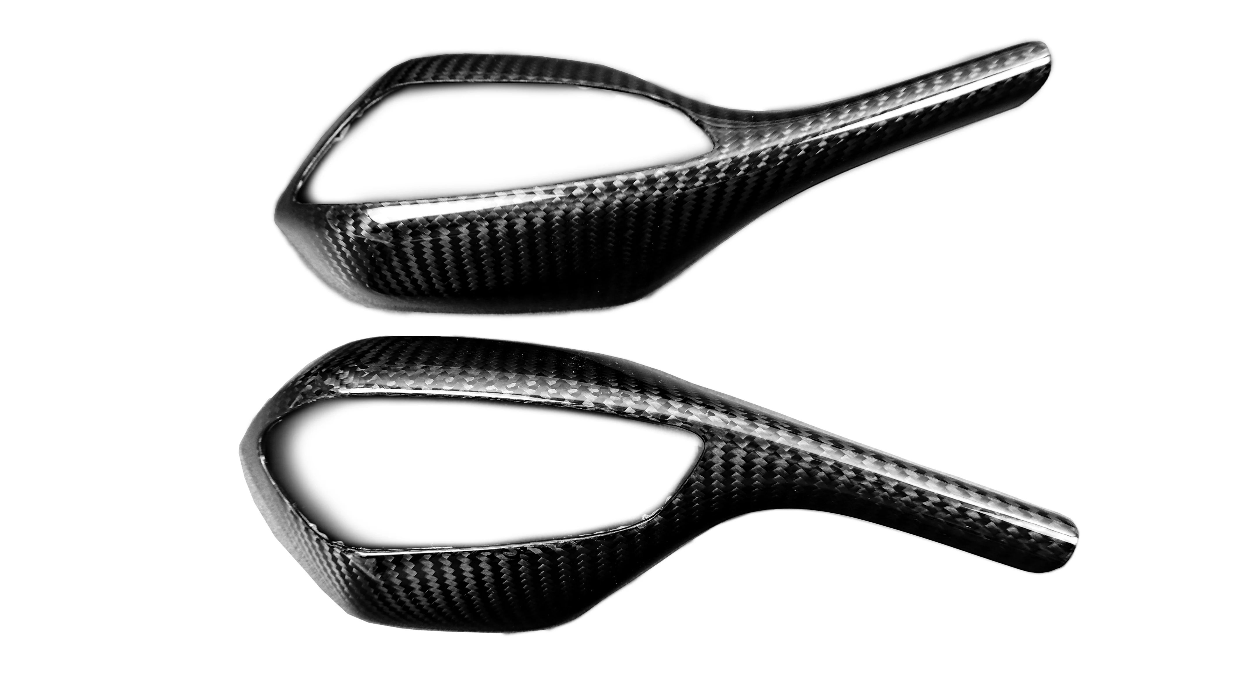 3K Twill Glossy Carbon Fiber Rear View Mirror Cover Motorcycle Accessories for S1000RR 2023