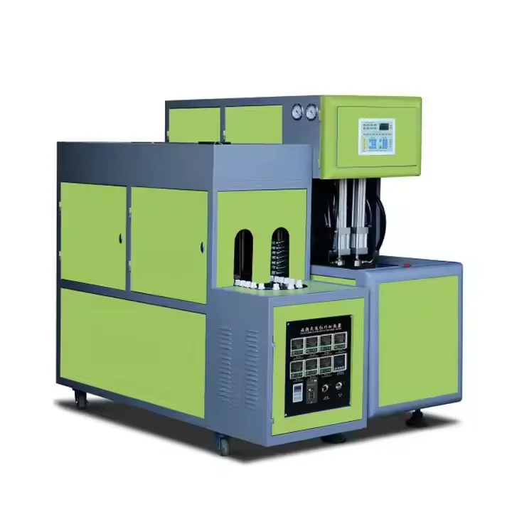 Semi Auto PET Stretch Bottle Blowing Machine PLC Pump Engine Bearing 300 800 Pcs H High Output Soplador PET