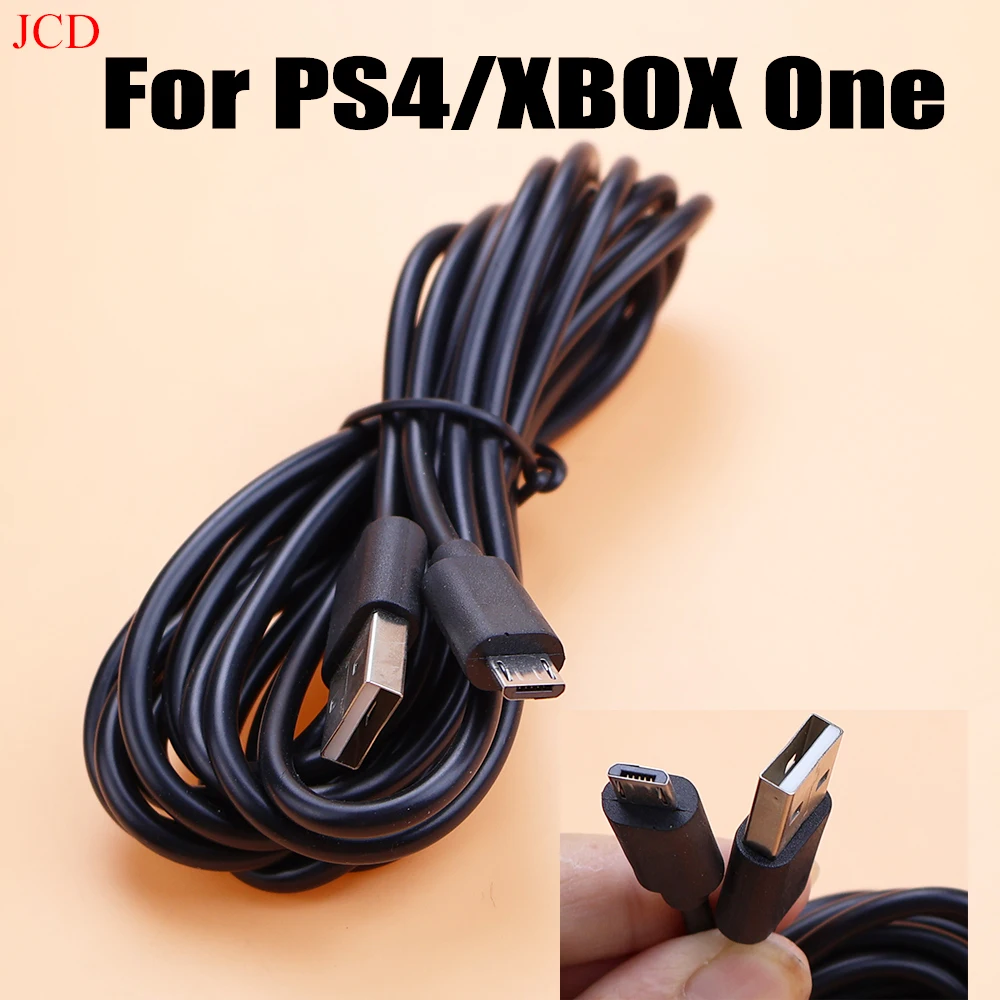 Para PS4/XBOX ONE Cable de datos de carga controlador de mango Cable de cargador USB línea de alimentación accesorios de juegos