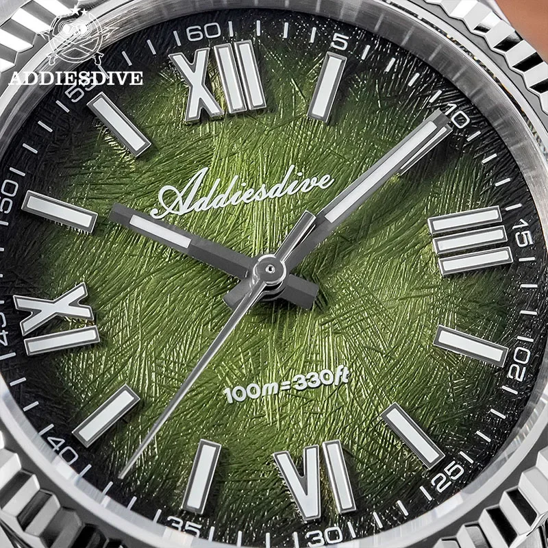 Addiesdive 36 مللي متر مقاوم للماء ساعة كوارتز للرجال VH31 الياقوت الزجاج Reloj Hombre التقويم عرض مضيئة فستان جديد رجل الساعات