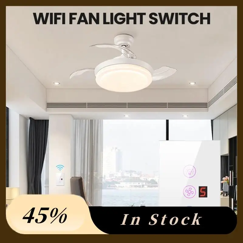 

Tuya Wi-Fi вентилятор свет котла умный переключатель стандартный водонагреватель сенсорный переключатель 3-в-1 для Alexa Google Home, A