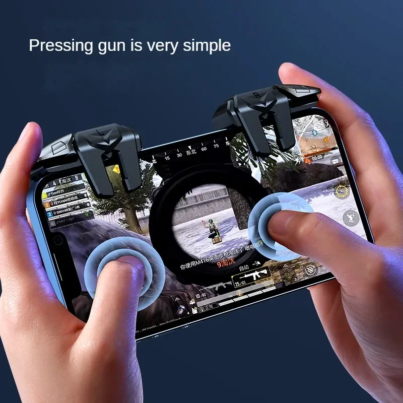 Mobile Phone Game Trigger Gamepad Joystick 6-Finger Aim Shooting E-sports Game Fingertips For Android PUBG Game Controller