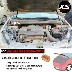 Hood Struts For Suzuki SX4 2006-2014 For Fiat Sedici Modify Front Honnet Lift Supports Shocks Dampers Absorber Piston Rod Pillar