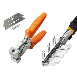 Angle Shear 45 Degree To 135 Degree Miter Cutter Hand Shear Multifunctional PVC PE Plastic Pipe Scissors with replace blades