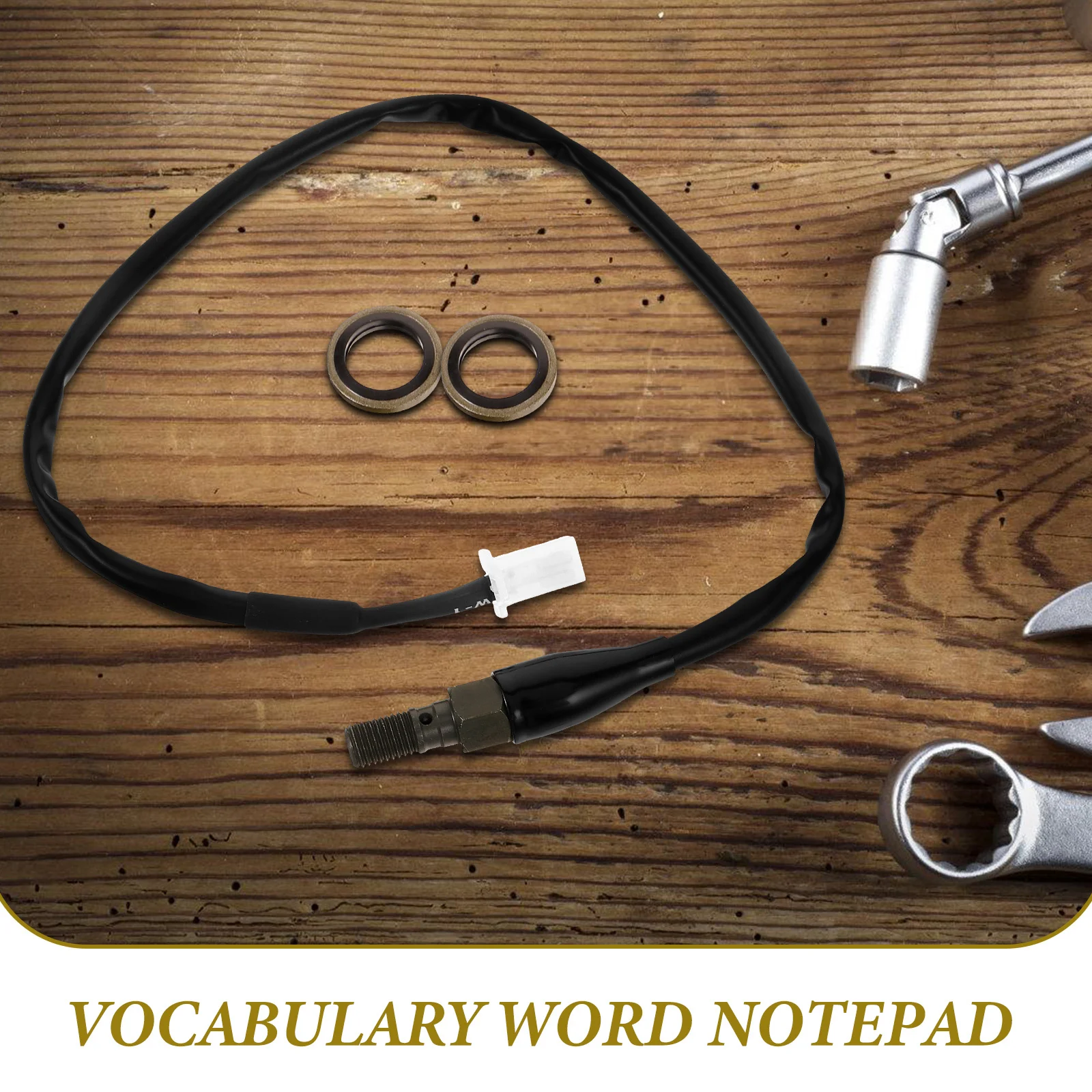 

Electric Bike Scooter Brake Cable Motorcycle Brake Wire Smooth Durable High-Tension Resistance for Safe Riding and Easy