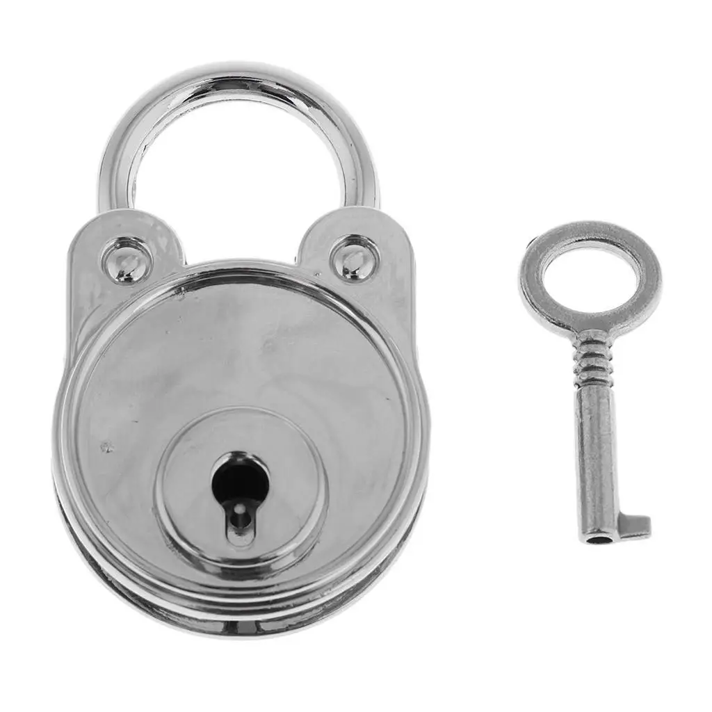 Vintage Style Mini Archaize Useful Padlocks with Key Silver