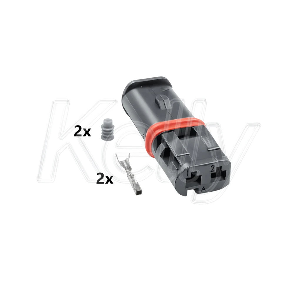 2P Auto Elektrische Kabelsteckdose Wasserdichter Stecker Auto Kunststoffgehäuse-Verbinder 872-406-501 872-841-501 872406501 872841501 – Detail 4